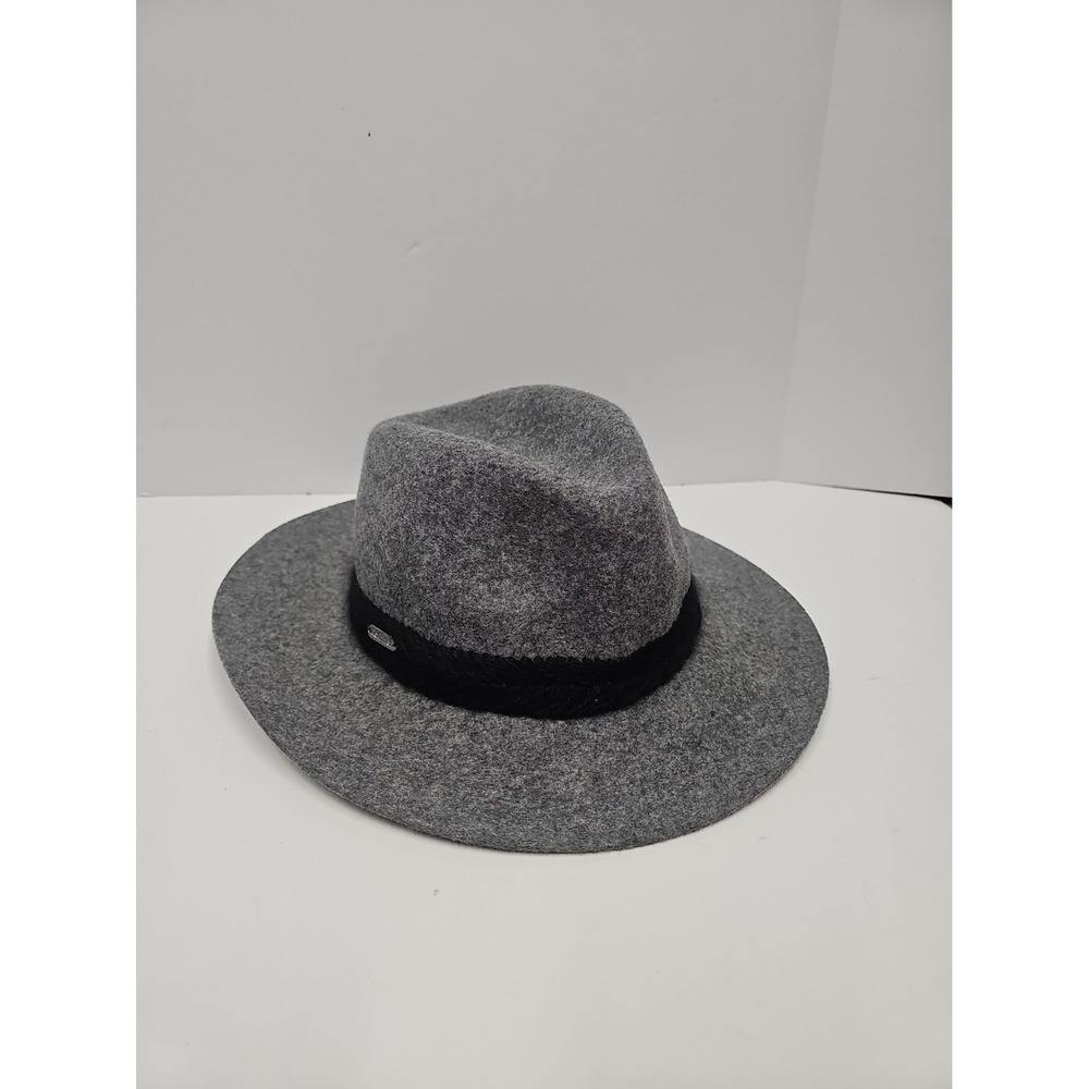 Calvin Klein Fedora Style Gray Wool Hat One Size